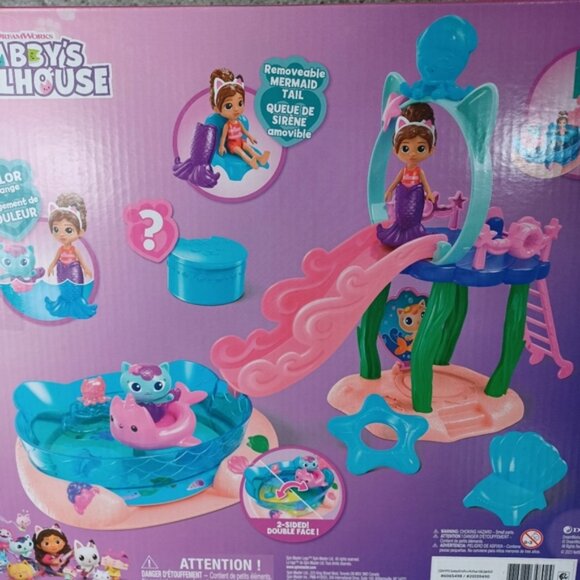 Pool Playset Gabby’s Dollhouse Doll Figures Kids Water Toy - Picture 11 of 12